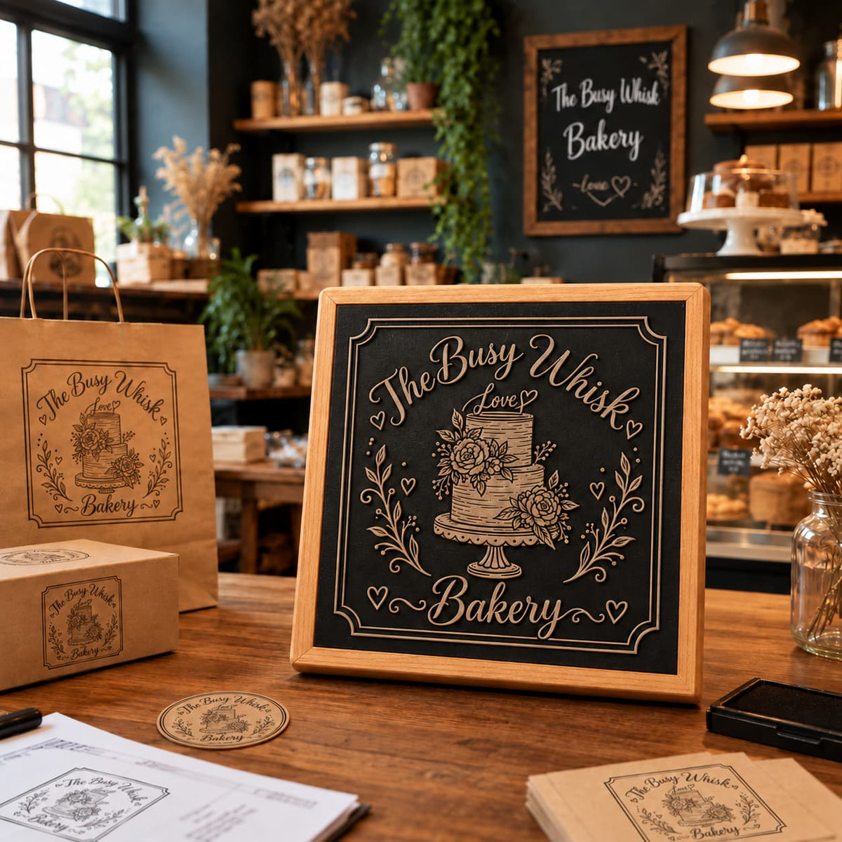 For a consistent branded look across every order.