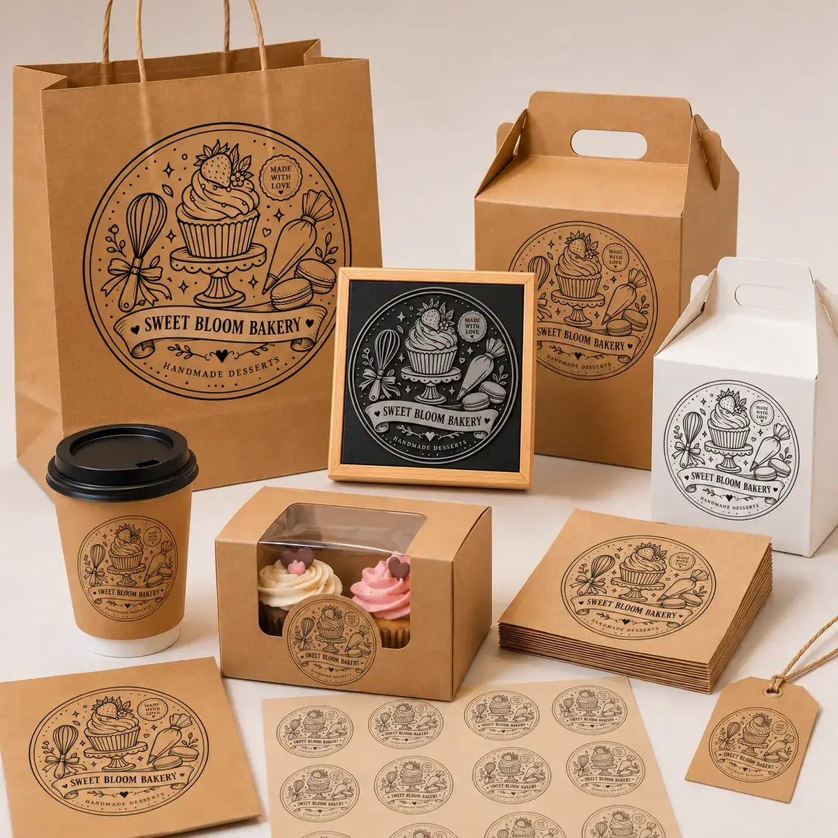 For a consistent branded look across every order.
